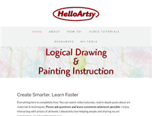 Tablet Screenshot of helloartsy.com